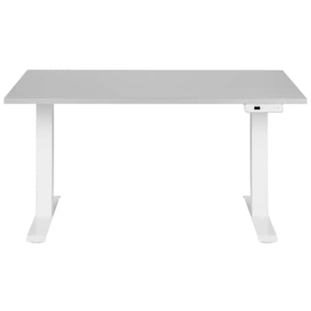 Biurko regulowane Elektryczny 120 x 72 cm Jasnoszary DESTINES Różne rozmiary