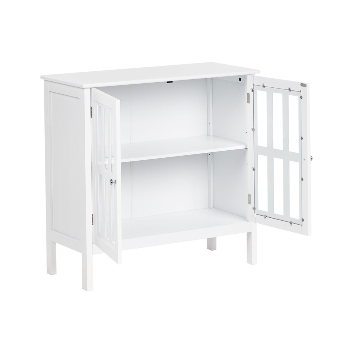 Witryna MIRAM Drewno 80 cm 36 cm Biały