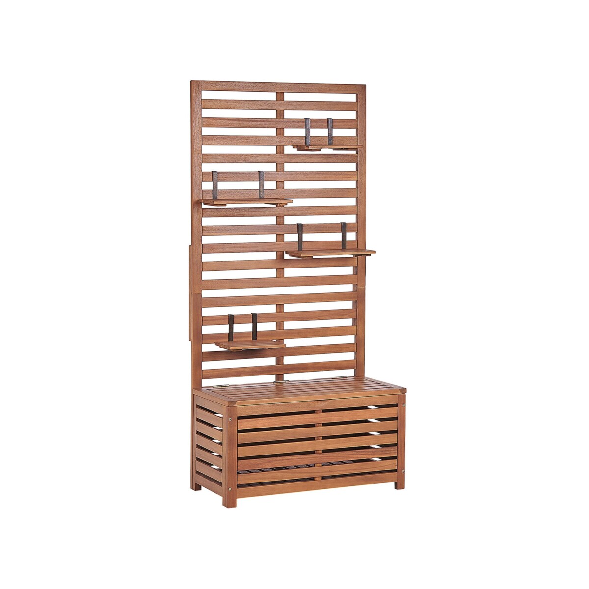 Ławka ogrodowa 80 cm drewniana ze schowkiem MATINO