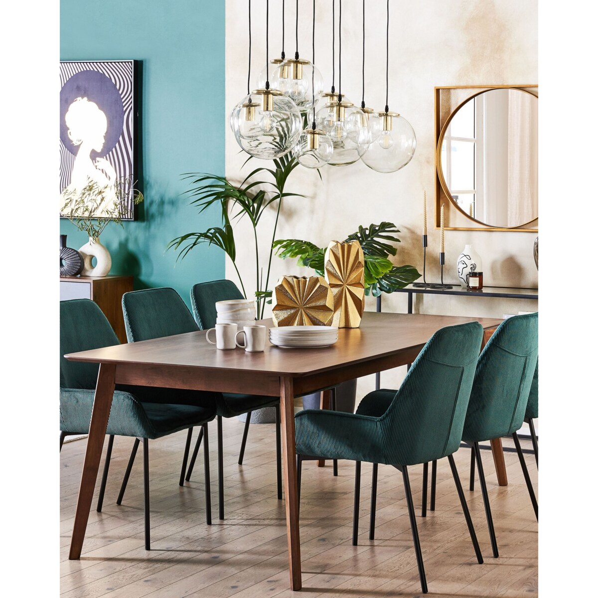 Wazon dekoracyjny ceramiczny 25 cm złoty AELIA