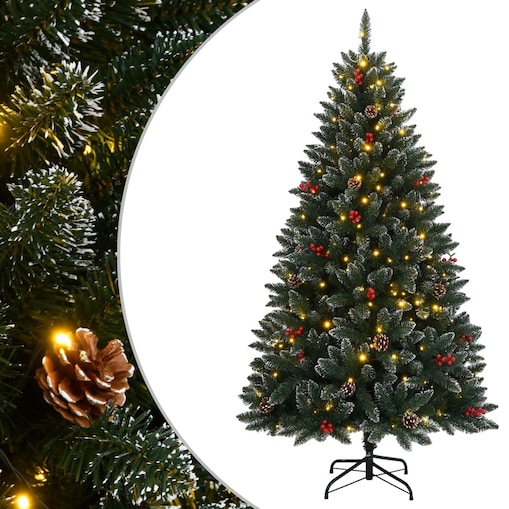 vidaXL Sztuczna choinka, 300 lampek LED, 180 cm