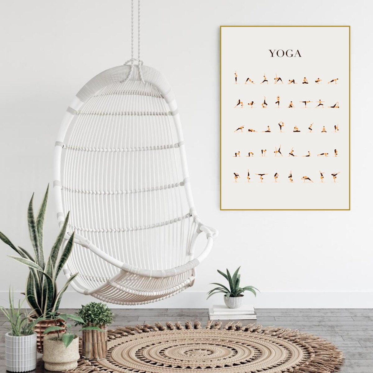 plakat yoga 30x40 cm