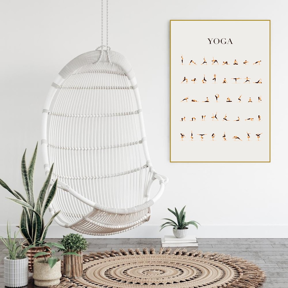 plakat yoga 30x40 cm