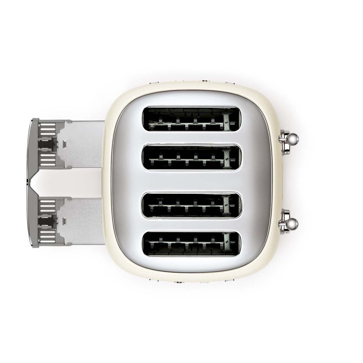 Toster na 4 kromki osobno kremowy 50's Style, SMEG