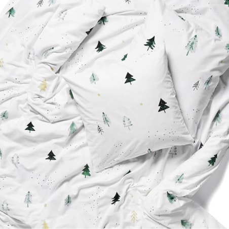 Pościel Choinki 200x200 + 2x 70x80 cm