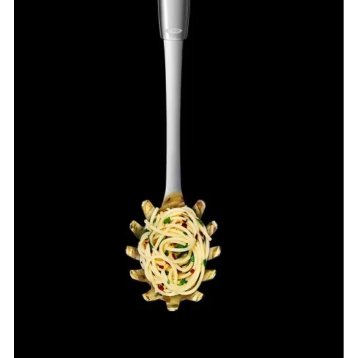 Łyżka do spaghetti SteeL, 7.6 x 32.4 cm, Oxo