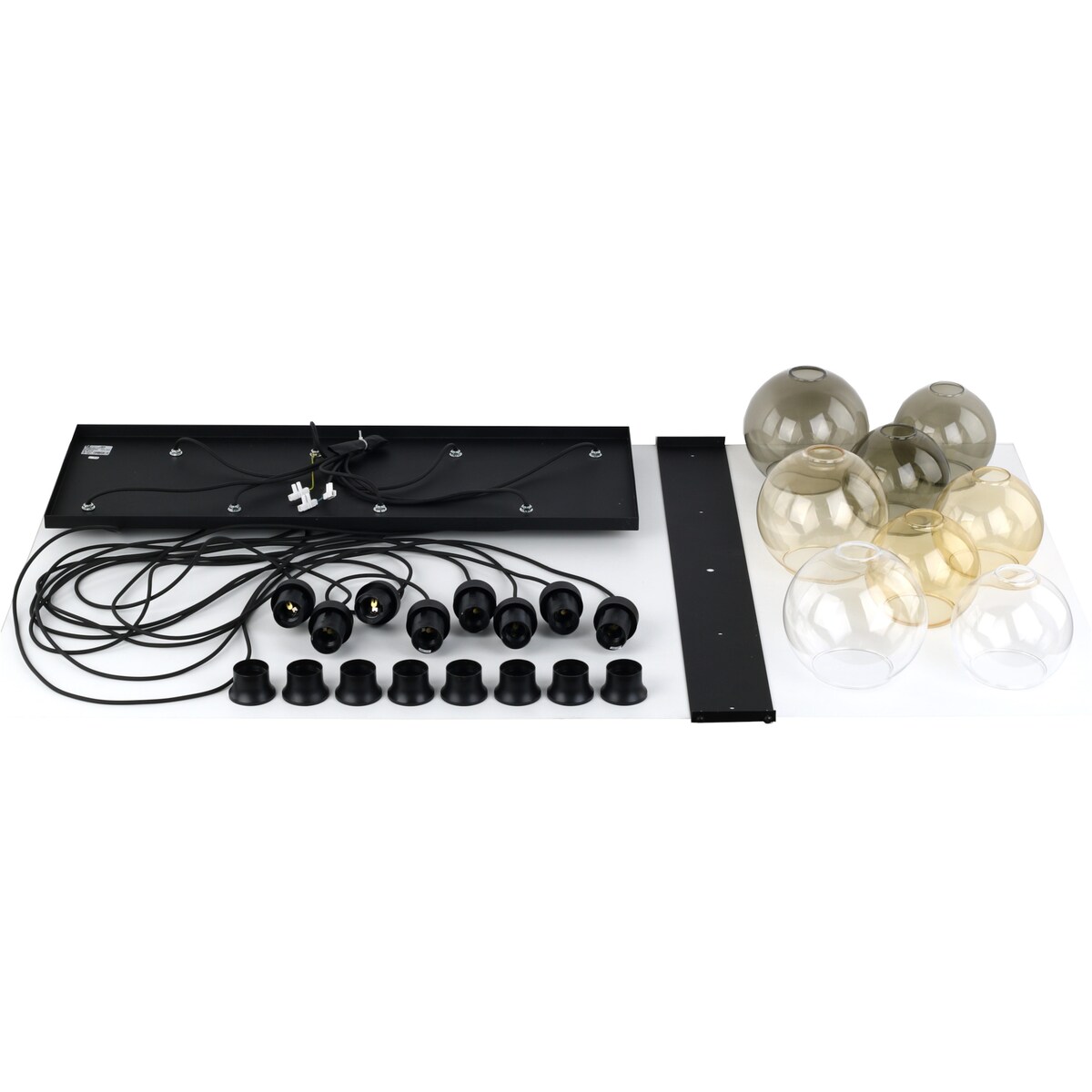 Molekułowa lampa wisząca Cubus 2834 TK Lighting loft wielopunktowa szklana