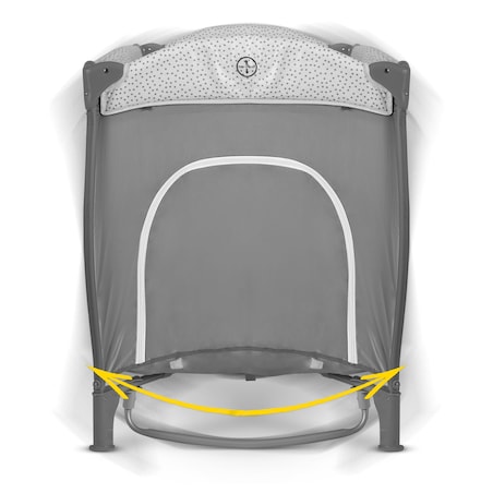 Łóżeczko turystyczne dla dziecka składane podróżne kojec Ricokids + materac + torba