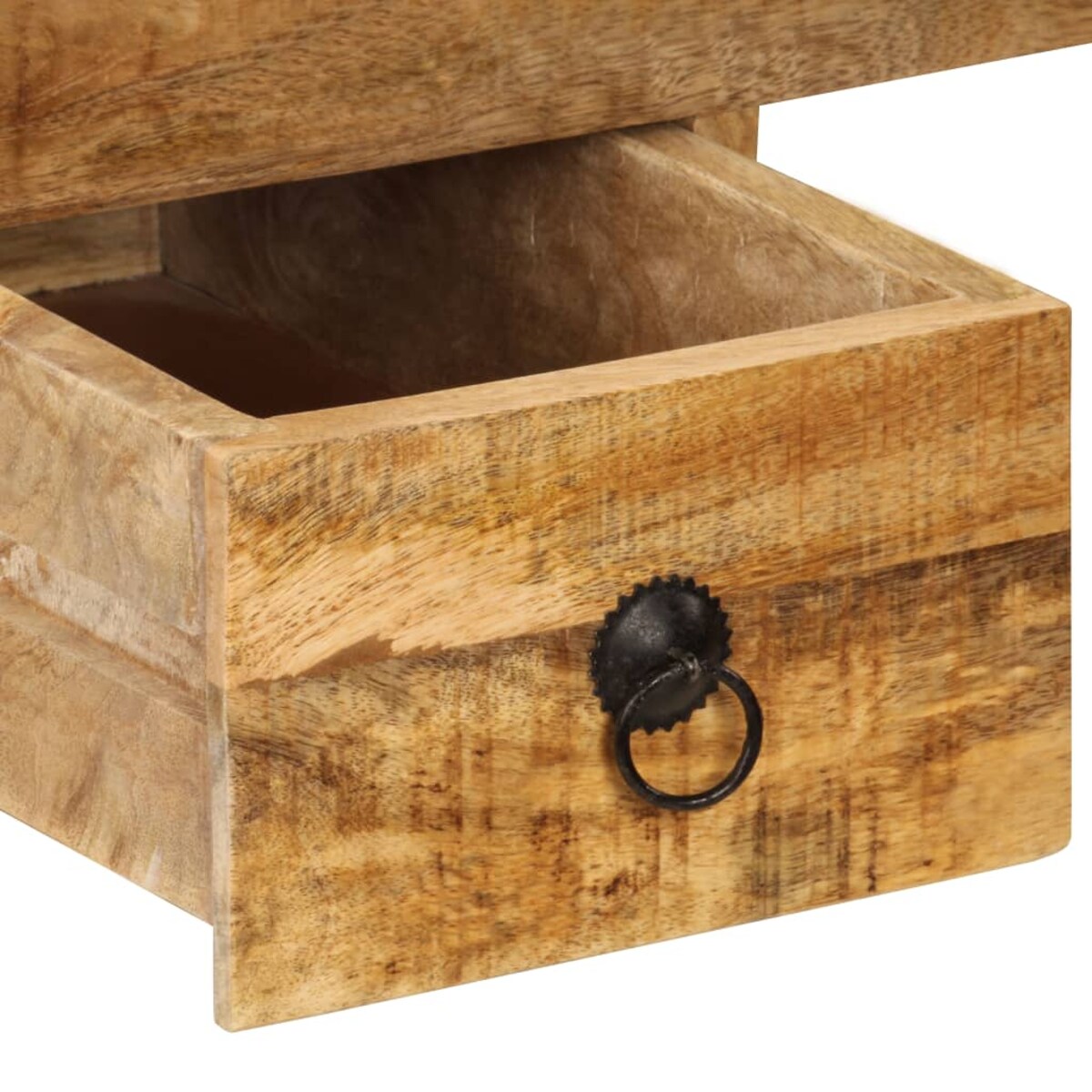 vidaXL Biurko z 2 szufladami, 110x50x77 cm, lite drewno mango