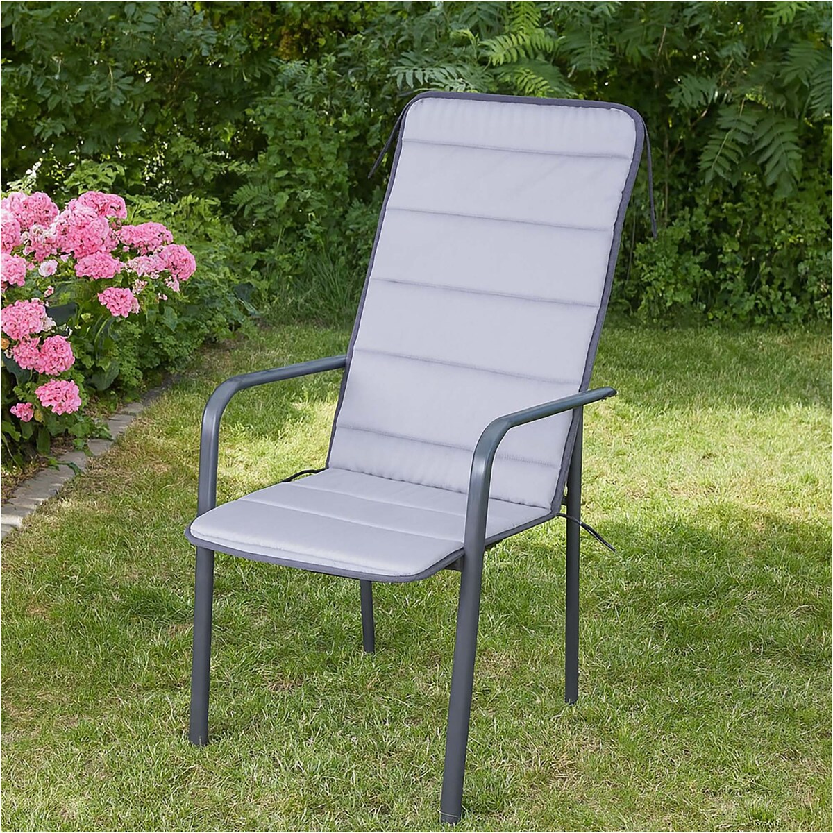 Poduszka Pikowana Z Pianki Wodoodporna Na Ławkę Krzesło Leżak 50X50X80 Cm