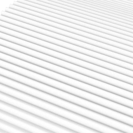 vidaXL Materac piankowy, biały, 90x210 cm, twardość H2/H3
