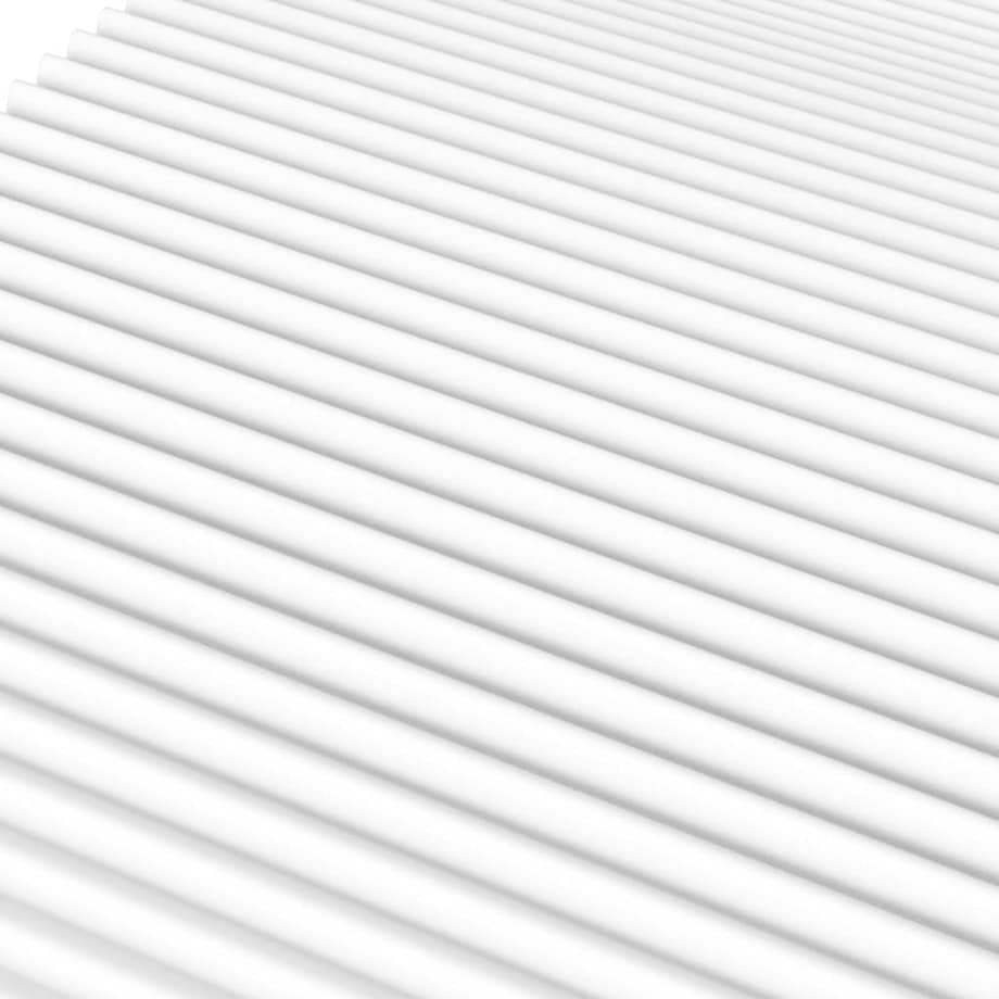 vidaXL Materac piankowy, biały, 90x210 cm, twardość H2/H3