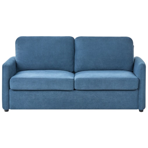 Sofa rozkładana BENNAS Granatowy Tkanina