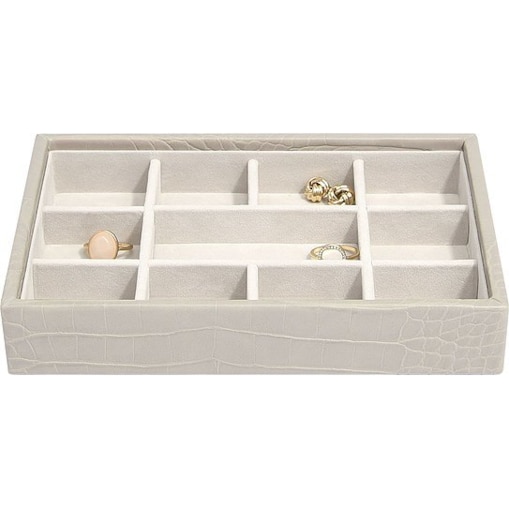 Szkatułka na biżuterię Stackers Croc 11 komorowa mini putty