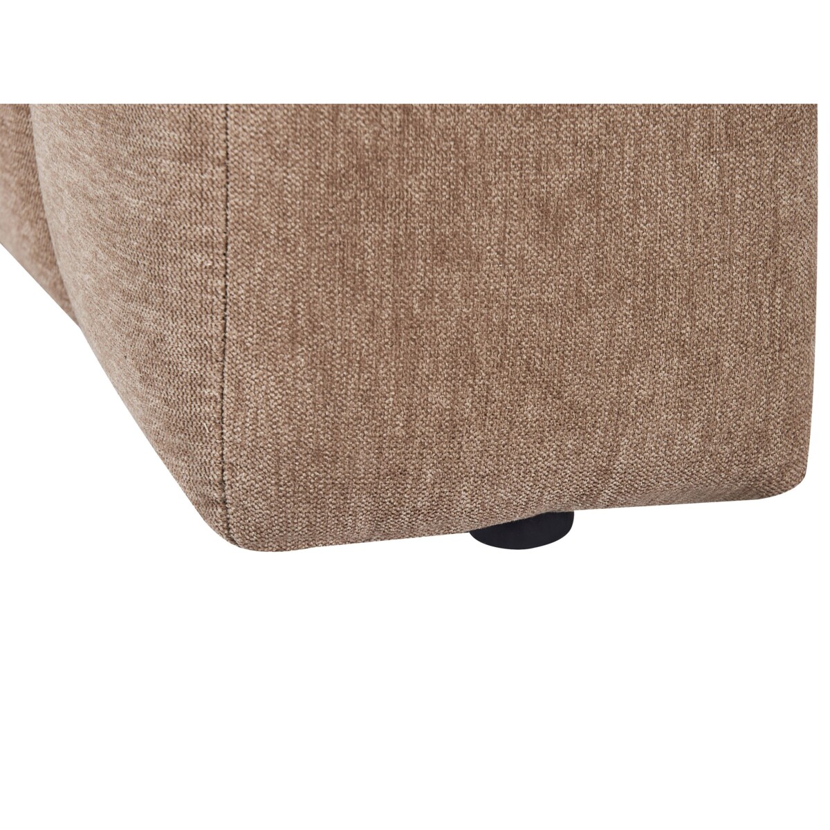 Szezlong lewostronny brązowy LANNILS