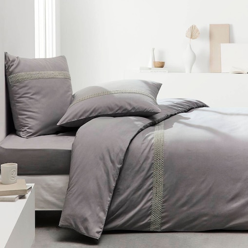 Prześcieradło z gumką, perkal, gładkie, 160 x 200 cm