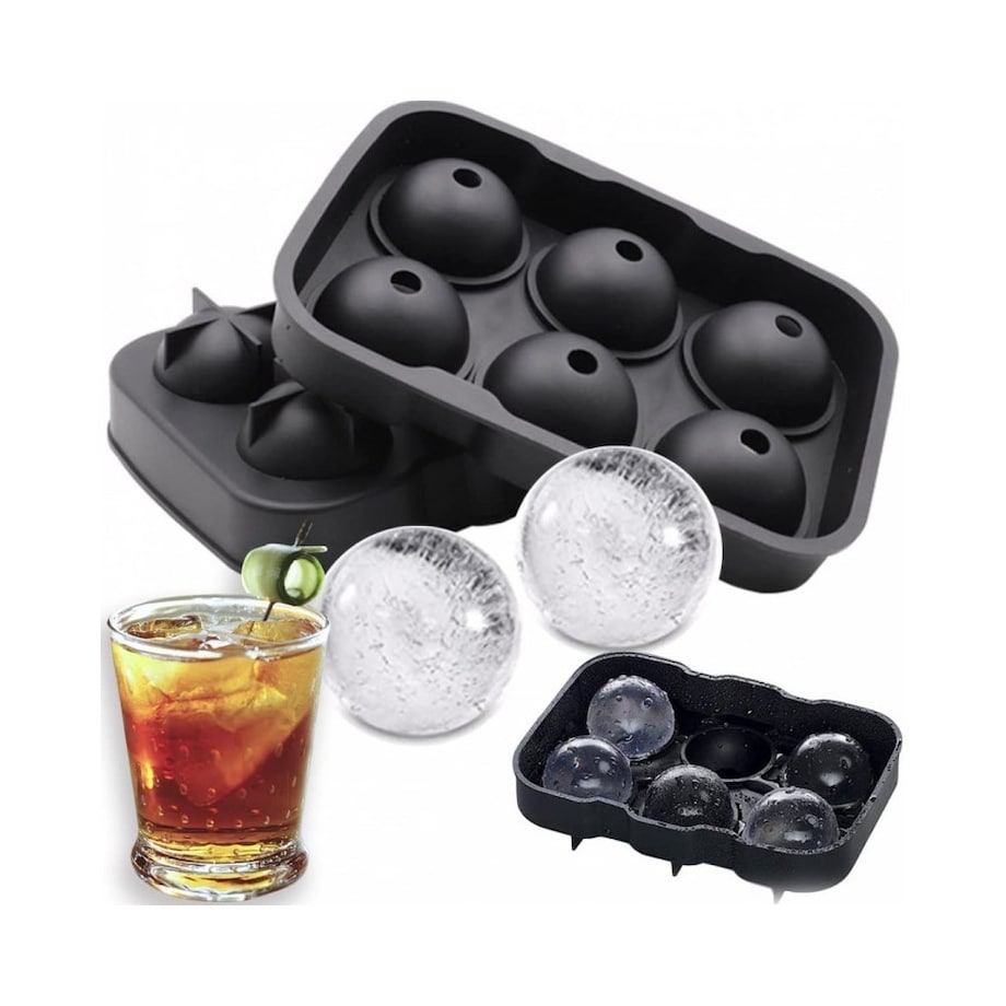 Alpenburg forma silikonowa na 6 kul lodowych do drinków napojów 33073