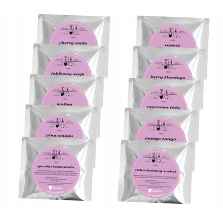 Klasyczne Herbaty owocowe na ciepło i zimno z zaparzaczem upominek prezent