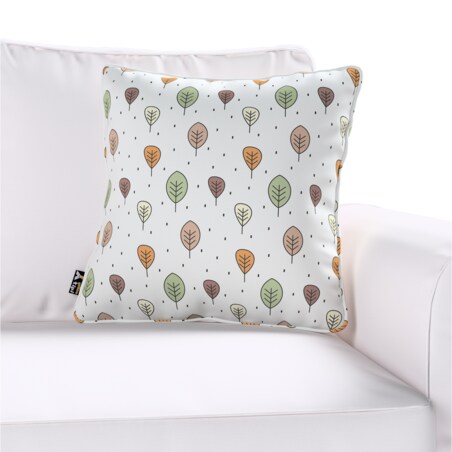 Poszewka Lola 45x45 ecru-brązowy