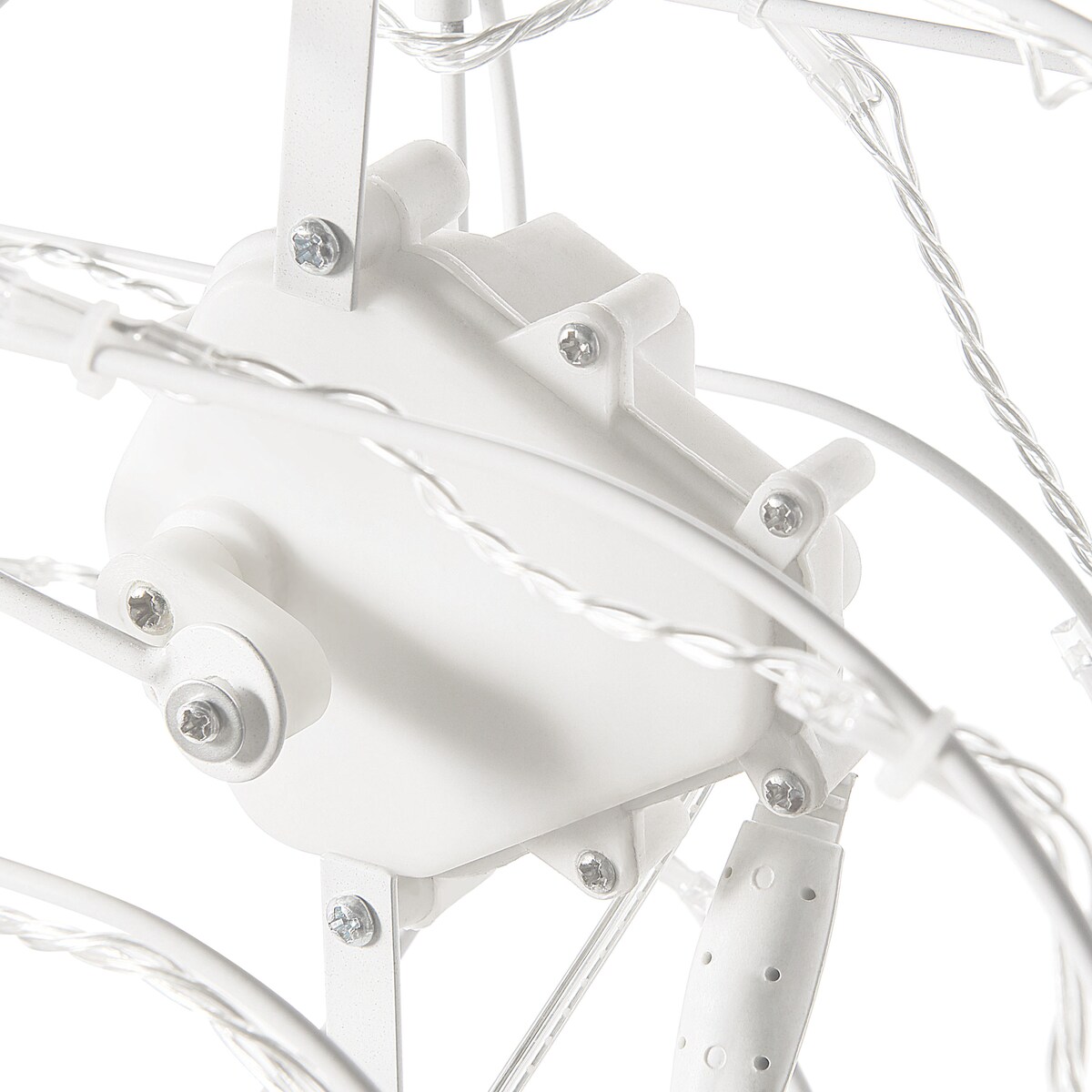 Dekoracja ogrodowa LED MIKKELI Ruchomy renifer 76/47/52 cm Biały