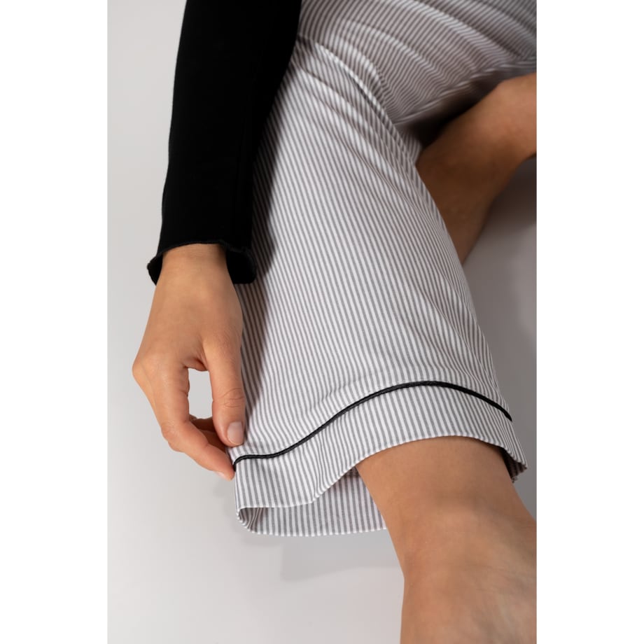 Piżama Simple Beauty Black-Grey, L