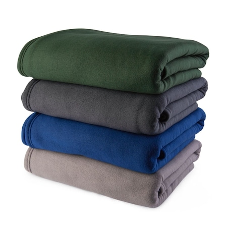 Koc polarowy 150x200 Softi kolor butelkowa zieleń