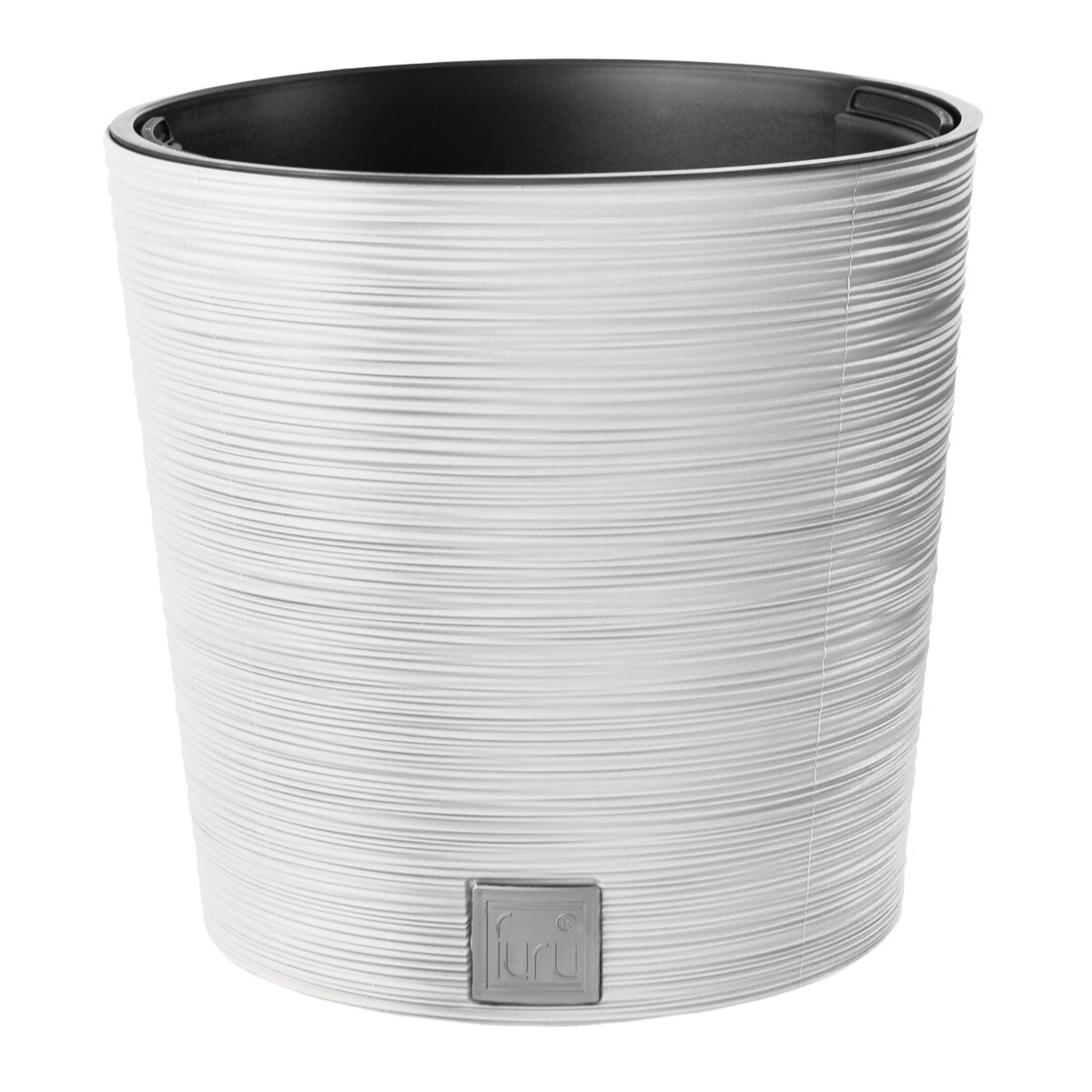 Doniczka Donica Ogrodowa 30 Cm Okrągła Na Taras Do Ogrodu Domu Biała