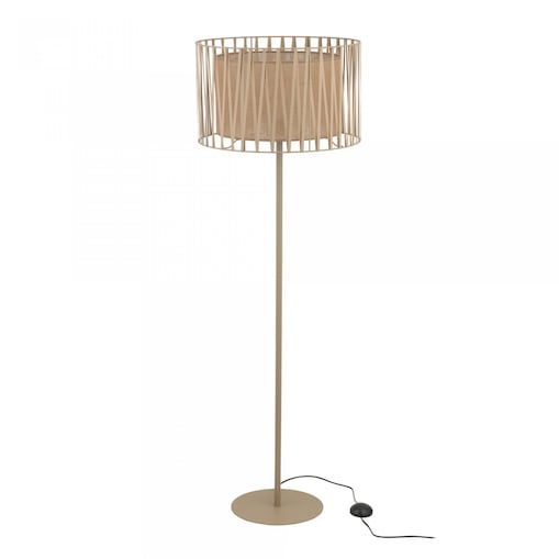 Lampa podłogowa TK Lighting HARMONY SABIA JUTA 16199, naturalna boho