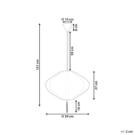 Lampa wisząca TUCURO Biały