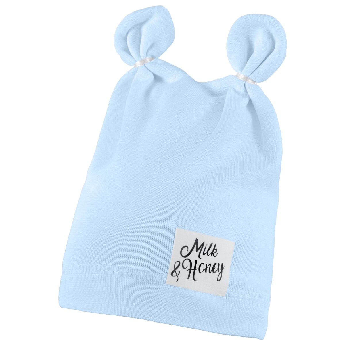 Czapeczka Jesienna Wiosenna Czapka Z Bawełny Dla Dzieci 42-44 Błękitna