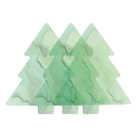 Poduszka świąteczna na krzesło - 3 choinki