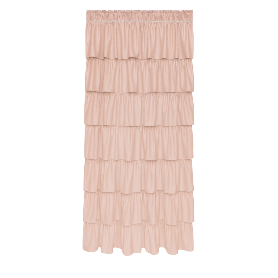 zasłona "romantica" 90x250 cm brudny róż