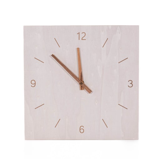 Zegar ścienny drewniany Simplicity