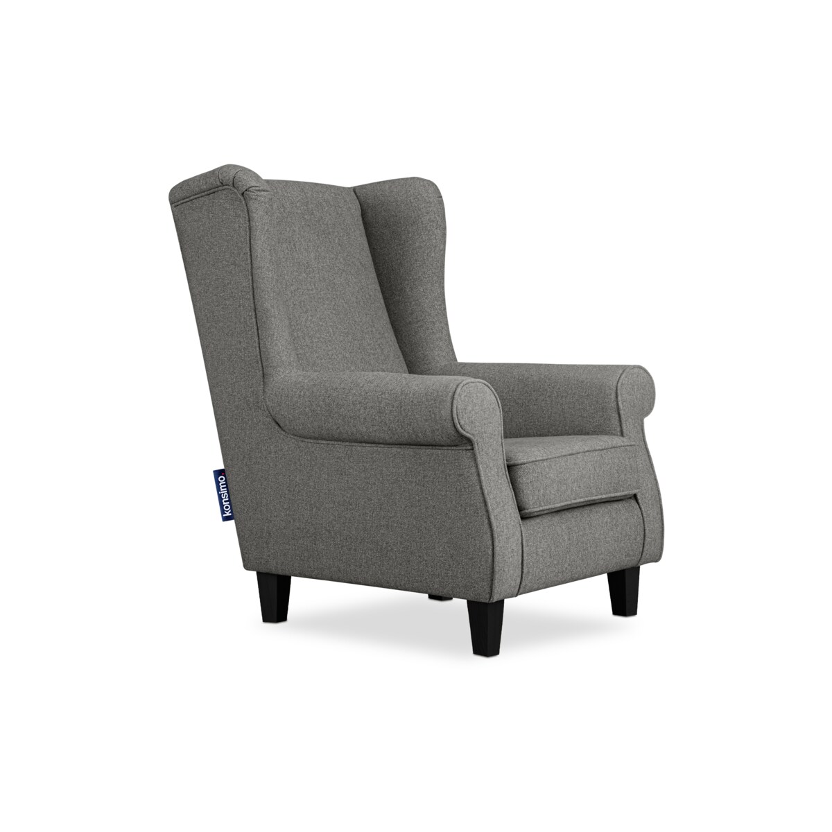 KONSIMO MILES Fotel, kolor szary