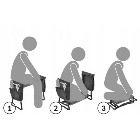 Stołek Ogrodowy Krzesło Taboret Klęcznik Do Ogrodu