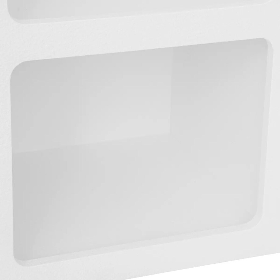 Regał otwarty, niski, biały Solana 110x71,5cm