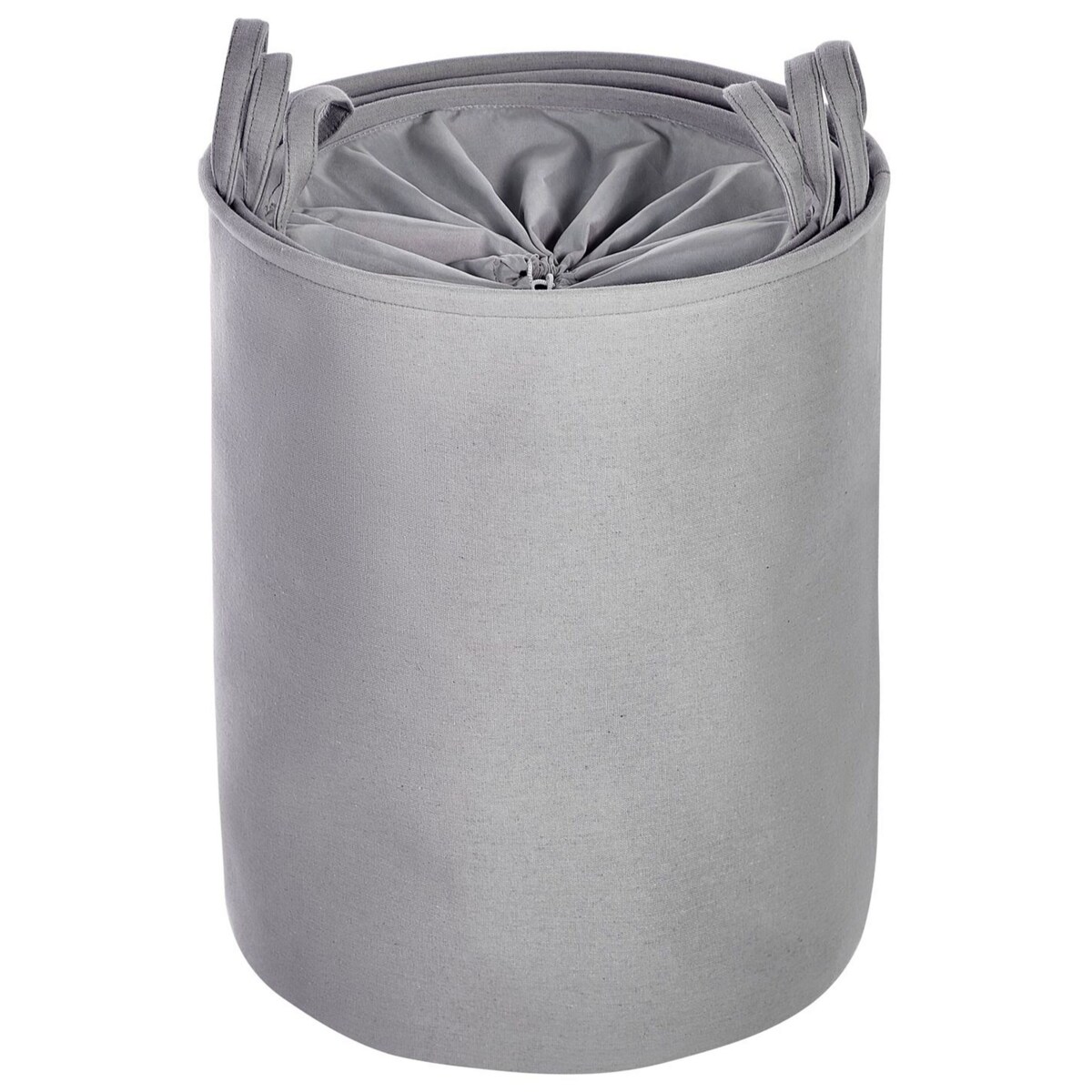 Zestaw 3 koszy tekstylnych szary ARCHA