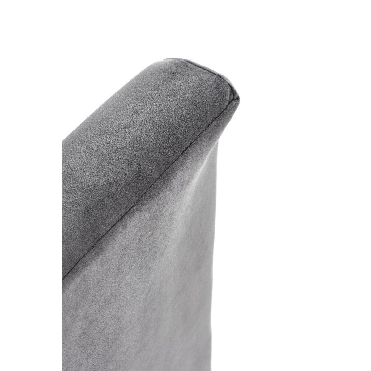 FOTEL WELWETOWY Calidris szary DREWNIANE NÓŻKI