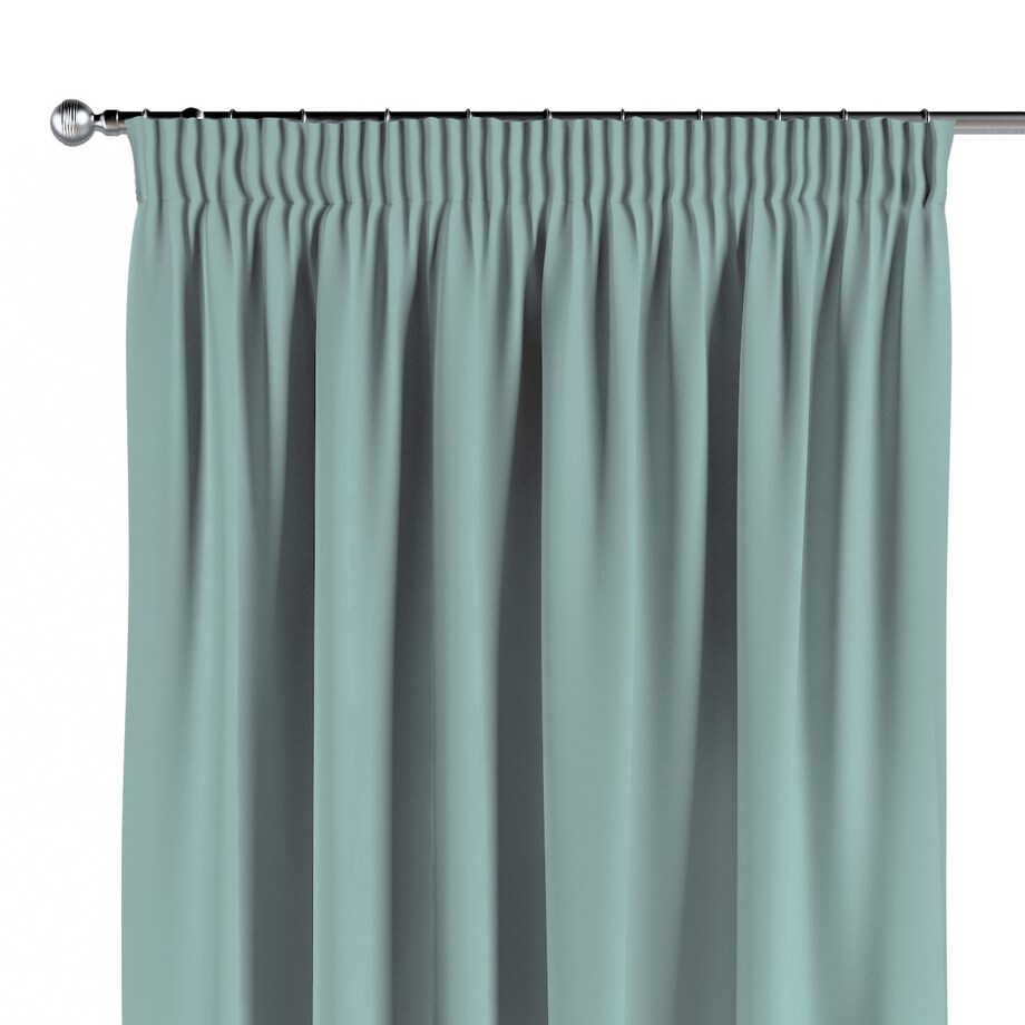 Zasłona na taśmie marszczącej 1 szt. 130x245 jasny turkus