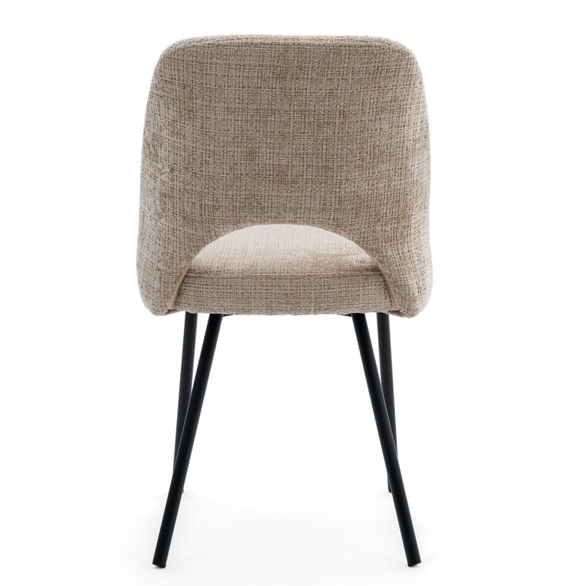 Krzesło tapicerowane MILO ciemny beż do salonu jadalni kuchni