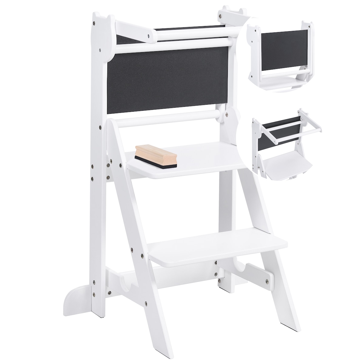 Kitchen helper MOGO Drewno sosnowe Biały