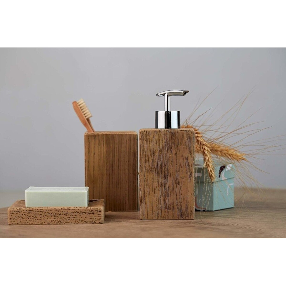 Mydelniczka MARLA, imitacja drewna, WENKO