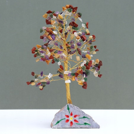 DUŻE Drzewko SZCZĘŚCIA z Kamieniami 320 W PUDEŁKU na prezent pamiątka dar