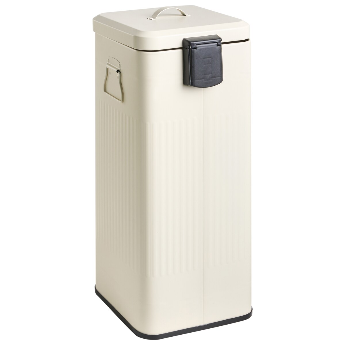Kosz na śmieci z pedałem 30 L ECOCOMFORT Metal Beżowy