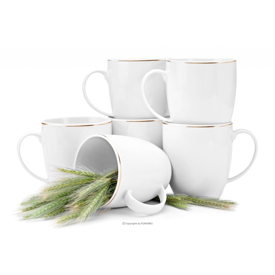 Kubek 6szt. BOSS ZŁOTA LINIA