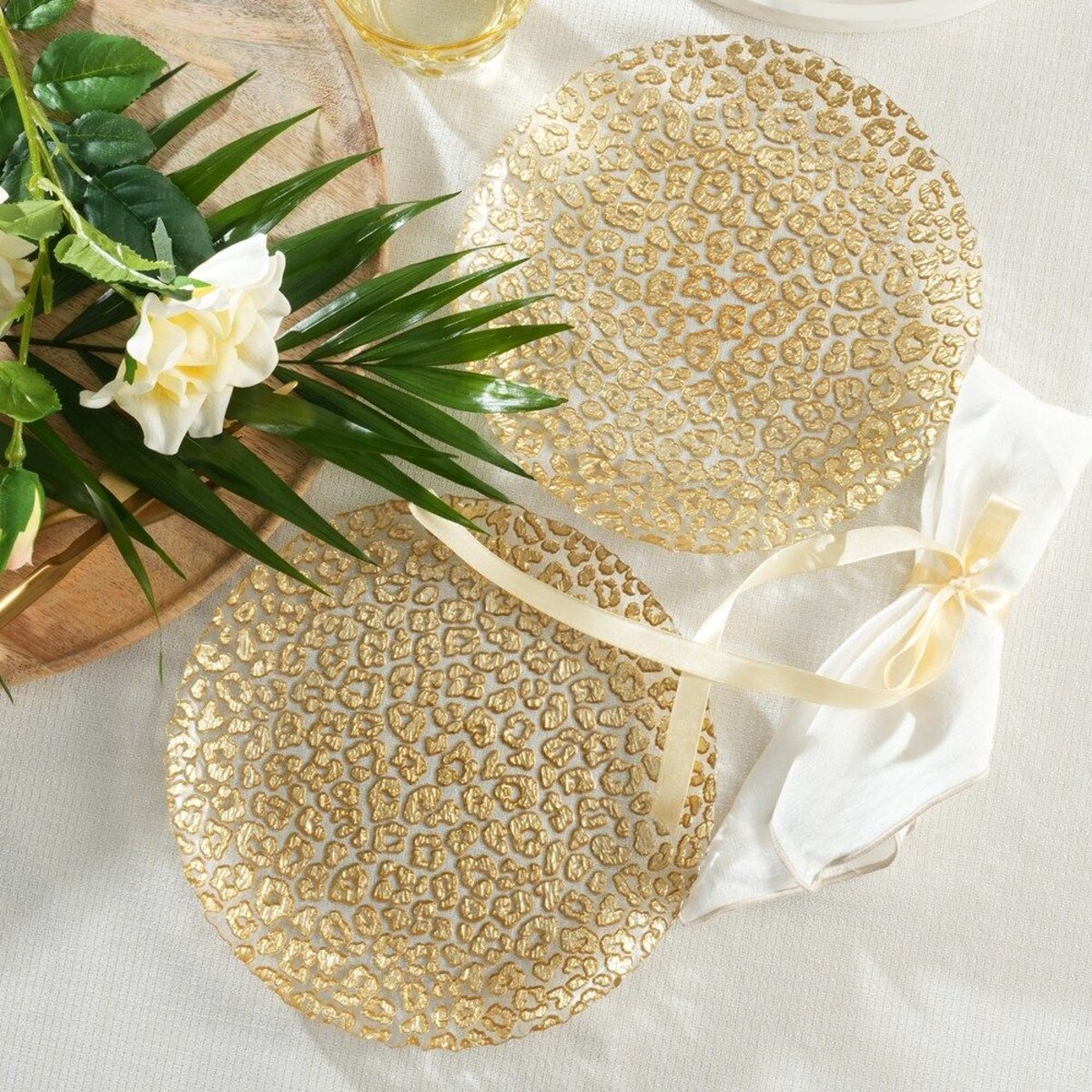 VILLA ITALIA Talerzyk deserowy szklany 21 cm PUNTINI