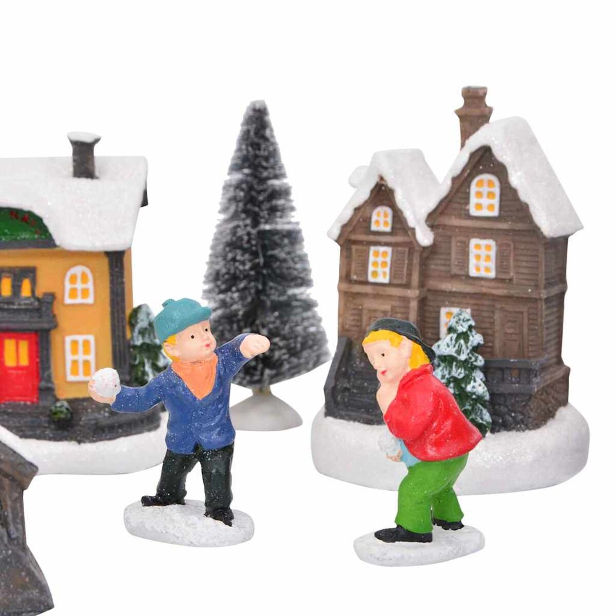 vidaXL Świąteczna Dekoracja na Stół Wielokolorowe żywica