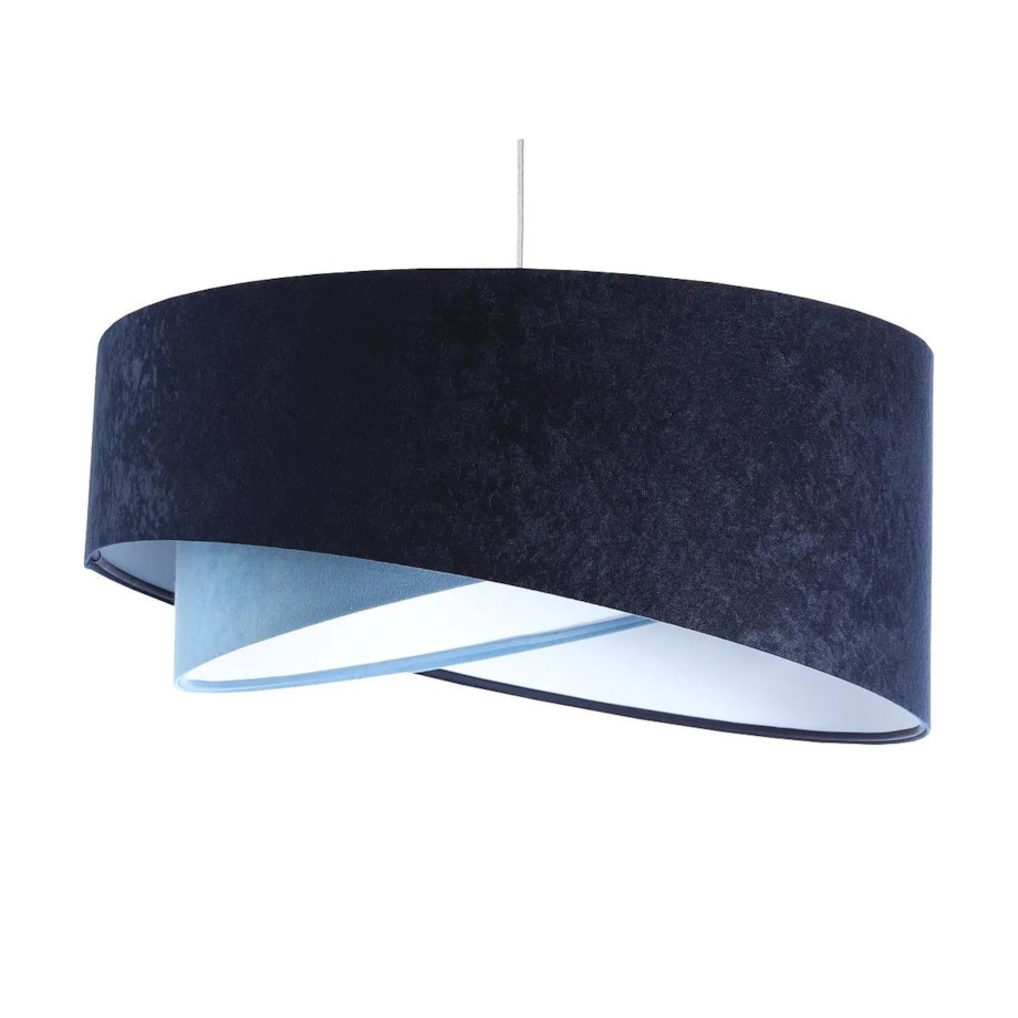 Lampa wisząca THUNDERCLOUD BLUE granatowa/biała