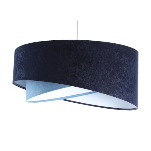 Lampa wisząca THUNDERCLOUD BLUE granatowa/biała