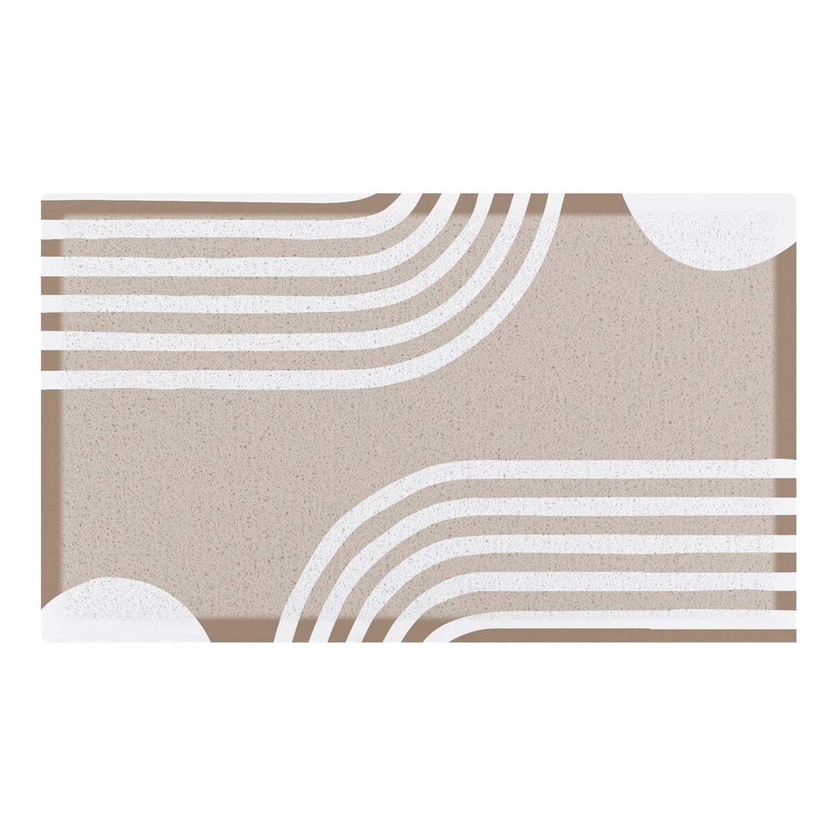 Wycieraczka Beige Abstract Lines Indoor & Outdoor (- 70 x 40 cm)